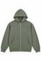 Unisex hooded zip-up sweatshirt