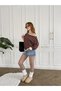 Cowl Neckline Striped Pattern Knit Sweater - 3