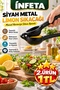 Black Metal Lemon Squeezer, 20.5 cm Manual Citrus Juicer, Handheld Lemon Squeezer