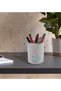 White Acrylic Pencil Holder with Tea Rex Design - Model 1 - 2