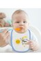 BK Kids "No Worries, My Uncle Will Take Care of It" Blue Baby Bib, Design en121178 - 2