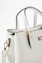 Women's Clutch Bag and Shoulder Bag with Buckled Design - 7