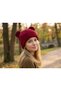 Winter Hat, Beanie, Bucket Hat, Velvet, Hand-Knitted