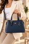 Women's Clutch Bag and Shoulder Bag with Buckled Design