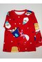 Girls' 100% Cotton New Year's-Themed Crew Neck Long-Sleeve Pajama Set - 4