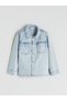 A Simple Long-Sleeved Boys' Denim Shirt from UZG STORE for Style-Conscious Kids