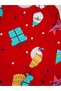 Girls' 100% Cotton New Year's-Themed Crew Neck Long-Sleeve Pajama Set - 5