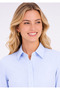 Women's Light Blue Long-Sleeved Shirt - 4