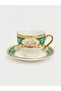 Quality Pieces from Çelebi Store Flower Embroidered 2-Person Porcelain Coffee Cup Set 90 ml - 2