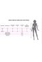Women's Long-Sleeved, Patterned, Belted, Slit, Draped Midi Length Evening Gown - 5