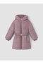 Timeless Clothing & Timeless Choices Girls' Puffer Coat with Fur Hood