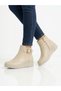 Large Size Comfortable Daily Leather Boots with Gold Buckle