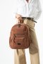 Unisex Water Resistant Crinkle Fabric Multi-Eye Laptop School and Backpack - 4
