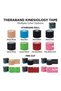 Kinesiology Tape, Elastic Sports Tape for Fitness and Athletic Activities, Printed Stretch Indicators, Standard Roll and Precut Strip Options, Multiple Colors and Styles