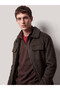 Timeless Clothing & Timeless Choices STANDARD Fit Fur-Trimmed Men’s Suede Jacket