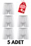 5-Pack Men's 100% Cotton Relaxed-Fit Boxer Briefs + Free Phone Holder Keychain