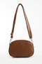 Women's Crisscross Straps Shoulder Bag – 2-Compartment, Zippered, Adjustable Strap Bag - 6