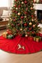 New Year's Fairy Tale – Christmas Tree Skirt with Embroidered Riding Horse | 90 cm - 2