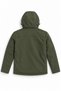 Men's Waterproof Jacket with Fleece Lining and Detachable Hood - Khaki - 4