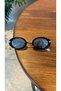 Wanheda Silver-Mirrored Black Sun Visor with UV400 Protection and Gold Accents - 4
