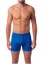 Set of 10 Men's 100% Cotton Relaxed-Fit Boxer Briefs with Wide Legs - Includes a Free Phone Holder Keychain - 3