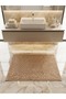 50x70 cm Premium 100% Cotton Jacquard Lace Sink and Bath Floor Towel | Highly Absorbent, Ultra-Comfortable