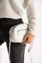 Women's Crisscross Straps Shoulder Bag – 2-Compartment, Zippered, Adjustable Strap Bag - 6