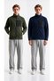 Men's 2-Piece Full-Zippered Outdoor Fleece Jacket with Front Zippered Pockets