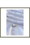 316L Steel Silver-Colored Pearl-Style Necklace with Zircon Stones for Women BX