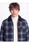 High-Quality Items from Çelebi Store: STANDARD Fit Plush Robe-Collar Men’s Cashmere Melton Coat - 3