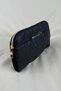 Black Bag—Clutch Bag, Handbag, Makeup Bag, 23x13 cm, with Velvet Accents, Limited Edition - 8