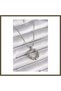 316L Steel Silver-Colored Chain with Zircon Stones and Curved Link Design Women's Necklace BX