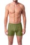 Set of 10 Men's 100% Cotton Relaxed-Fit Boxer Briefs with Wide Legs - Includes a Free Phone Holder Keychain - 3