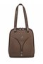 Leather Women's Backpack and Shoulder Bag - 2