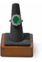 Solid Wood Single Finger Jewelry Ring Display Showcase Holder - 6