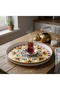 33 CM DECORATED ENAMELED TEA TRAY