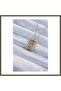 316L Stainless Steel Chain, Antique Finish, Gold-Toned, Pink Enameled, Figurative Tarot Necklace BX