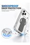 Apple iPhone 18 Pro 5G 2026 Premium Anti Scratch Transparent Phone Cover with Magsafe Ring and Leather Kickstand Protective Case Cover - 5