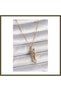 316L Stainless Steel Gold-Colored Chain with Colorful Coiled Design Women's Necklace BX