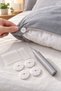4-Pack Duvet Cover Fasteners – Plastic Clip Duvet Holders, Stitch-Free Cover Clips, Duvet Clips, Bedding Holders