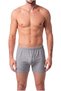 10-Pack Men's Cotton Relaxed-Fit Boxer Briefs with Wide Legs - Includes a Free Phone Holder Keychain - 3