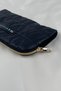 Black Bag—Clutch Bag, Handbag, Makeup Bag, 23x13 cm, with Velvet Accents, Limited Edition - 6