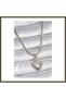316L Steel, Silver-Colored, Italian Chain, Zircon-Set, Polar Star Embroidered Design, Women's Ko BX