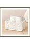 Rectangular Desktop Napkin Holder (18.4×12.5×9 cm) White BX