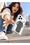 Apple iPhone 18 Pro Max 5G 2026 Premium Anti Scratch Transparent Phone Cover with Magsafe Ring and Leather Kickstand Protective Case Cover - 3