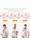 Axooms Baby Carrier with Hip Seat - Multi-Functional Baby Backpack Carrier for Newborns to Toddlers (0-36 Months), Ergonomic & Breathable with Adjustable Waist Strap (Pink) - 7
