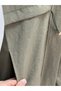 Banugül Elastic-Waist Cupra Vest Set - MF683 Khaki - 4