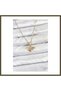 316L Stainless Steel Chain, Gold-Colored, Fly-Design, Zircon-Set Women's Necklace BX