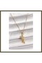 316L Stainless Steel Gold-Colored Chain-Wrapped Women's Necklace BX