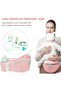 Axooms Baby Carrier with Hip Seat - Multi-Functional Baby Backpack Carrier for Newborns to Toddlers (0-36 Months), Ergonomic & Breathable with Adjustable Waist Strap (Pink) - 8